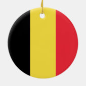 ベルギー国旗 セラミックオーナメント (裏面)