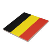 ベルギー国旗 セラミックタイル (側面)