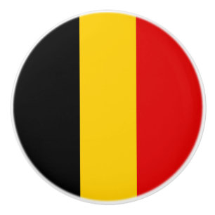 ベルギー国旗 セラミックノブ