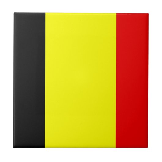 ベルギー国旗 タイル (正面)