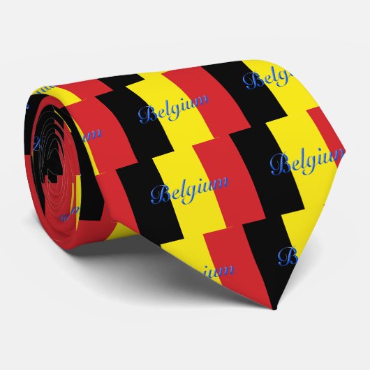 ベルギー国旗 ネクタイ (ロール)
