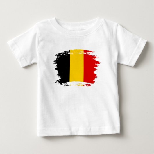 ベルギー国旗 ベビーTシャツ (正面)