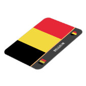 ベルギー国旗&ベルギーの国旅行/ベルギー マグネット (左側)