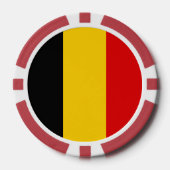 ベルギー国旗 ポーカーチップ (正面)