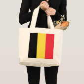 ベルギー国旗 ラージトートバッグ (正面(商品))