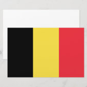 ベルギー国旗 便箋 (正面/裏面)