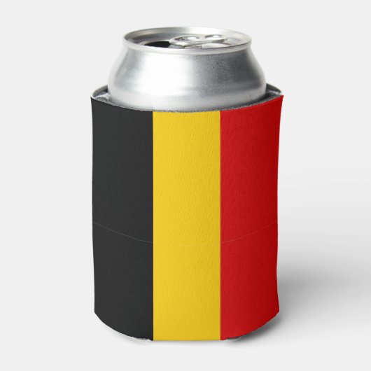 ベルギー国旗 缶クーラー (缶正面)