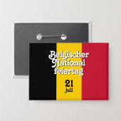 ベルギー国旗 缶バッジ (正面/裏面)