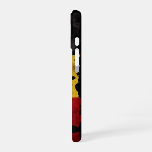 ベルギー国旗 iPhone 16ケース (左側面)