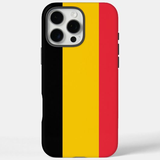 ベルギー国旗 iPhone 16 Pro Max カー Case-Mate iPhoneケース (裏面)
