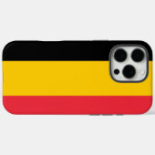 ベルギー国旗 iPhone 16 Pro Max カー Case-Mate iPhoneケース (裏面 (横))