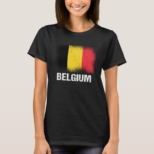 ベルギー国旗 Tシャツ (正面)