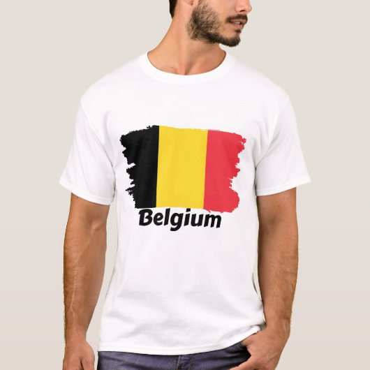 ベルギー国旗 Tシャツ (正面)