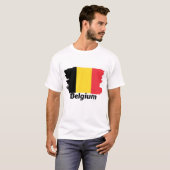ベルギー国旗 Tシャツ (正面フル)