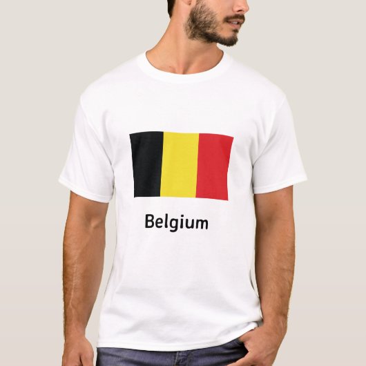 ベルギー国旗 Tシャツ (正面)