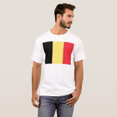 ベルギー国旗 Tシャツ (正面フル)