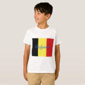 ベルギー国旗 Tシャツ (正面フル)