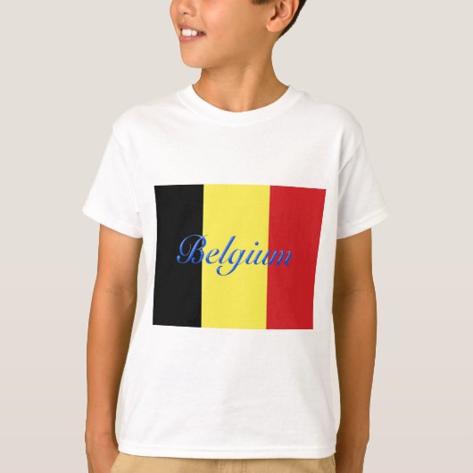 ベルギー国旗 Tシャツ (正面)