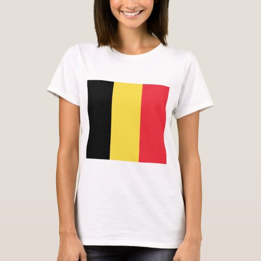ベルギー国旗 Tシャツ (正面)