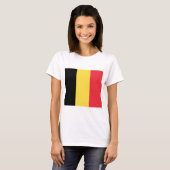 ベルギー国旗 Tシャツ (正面フル)