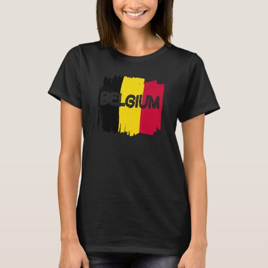 ベルギー国旗 Tシャツ (正面)