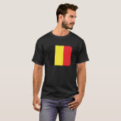 ベルギー国旗 Tシャツ (正面フル)