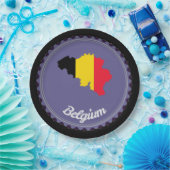ベルギー国 ペーパープレート (パーティー)