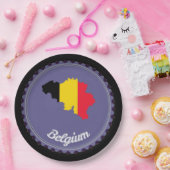 ベルギー国 ペーパープレート (パーティー)