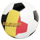ベルギー愛国的なサッカー&ベルギー国旗 サッカーボール (3/4)