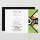 ベルギー招待状:ライム 招待状 (正面/裏面)