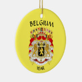 ベルギー旅行クリスマスオーナメント セラミックオーナメント (右)