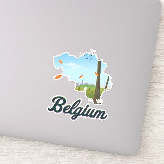 ベルギー旅行ポスター。 シール (詳細)