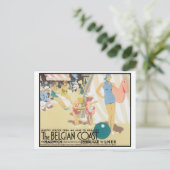 ベルギー沿岸旅行のポスター ポストカード (スタンド正面)