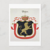 ベルギー王室の家族の武器 ポストカード (正面)