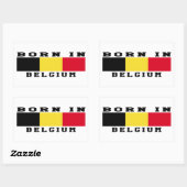 ベルギー生まれ 長方形シール (シート)
