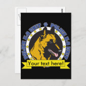 ベルギー産マリノア犬 ポストカード (正面/裏面)