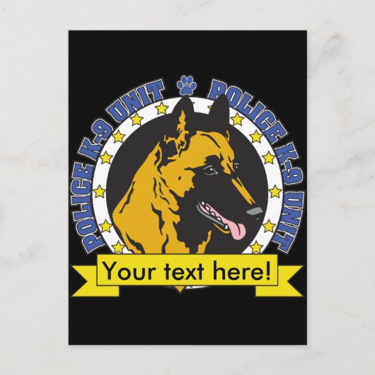 ベルギー産マリノア犬 ポストカード (正面)