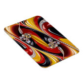 ベルギー色のフレキシブルなフォトマグネット マグネット (右側)