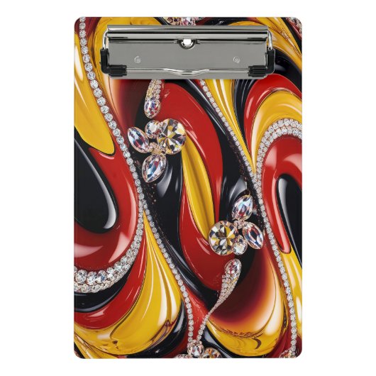 ベルギー色のミニクリップボード ミニクリップボード (正面)