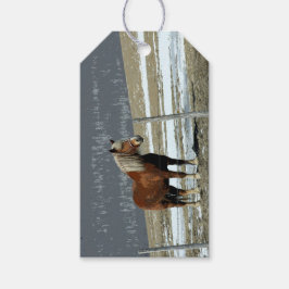 ベルギー荷車を引く馬インパドックギフトラベル ギフトタグ