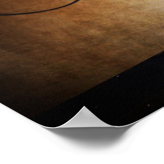 ベルギー荷車を引く馬2頭 ポスター (角)