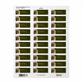 ベルギー荷車を引く馬2頭 ラベル (フルシート)