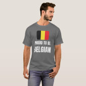 ベルギー誇りを持った人になる Tシャツ (正面フル)
