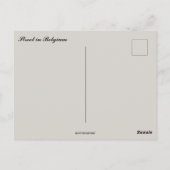 ベルギー通り ポストカード (裏面)