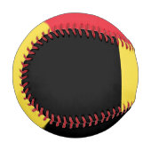 ベルギー野球国旗 野球ボール (正面左)