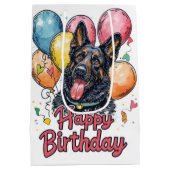 ベルギー風船羊飼い ミディアムペーパーバッグ (裏面)