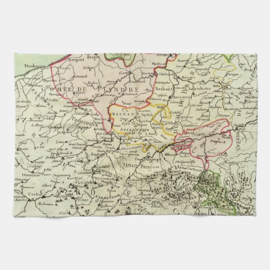 ベルギー3 キッチンタオル (横)