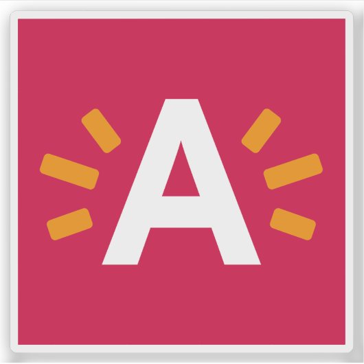 ベルギー，アントワープの公式ロゴ シール (正面)