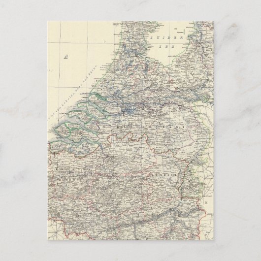 ベルギー、オランダ ポストカード (正面)