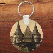 ベルギー，ゲント，ラボットの門 キーホルダー (正面)